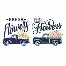 Farm fresh christmas tree svg file, christmas svg, merry christmas 2021 svg, christmas tree png, file for cricut & silhouette $ 4.00 $ 2.99. Fresh Flowers Truck Cuttable Design Apex Embroidery Designs Monogram Fonts Alphabets