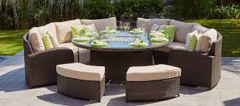 Leg een rij stenen neer. Buy Half Moon Outdoor Sofa With Fire Pit Off 51