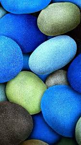 Blue Stones Artistic Wallpaper Stone Wallpaper Android Wallpaper Girly