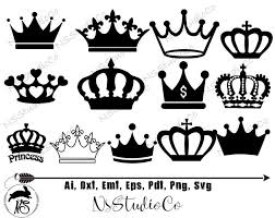 Pin On Crown Silhouettes