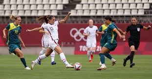 Women's soccer on monday and took away its hopes of a gold medal at the tokyo olympics. Olympic Women S Soccer Live U S Vs Australia Biz Instant