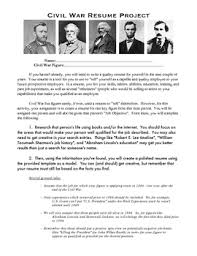 civil war resume project by jon perry