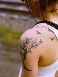 Tree With Birds Flying Away Tattoo Meaning Fyeahtattoos Com Tattoos Tree Tattoo Designs Tattoo Designs For Girls