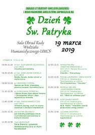 Dzień św patryka na fakt24.pl. Dzien Sw Patryka 2019 Marzec 2019 Aktualnosci Humanistyczny Wydzialy Strona Glowna Umcs