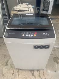 Mesin basuh merupakan sebuah mesin yang direka untuk membasuh pakaian termasuklah baju, tuala dan cadar. Sharp 11kg Washing Machine Auto Kitchen Appliances On Carousell