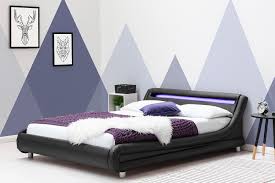 Pick up your queen to king modification plates here. Barcelona Black Led Headboard King Size Bed Frame 5ft Crazypricebeds Com
