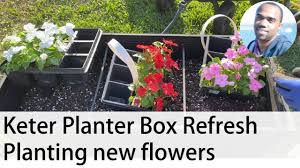 And when the season's change or the weather becomes too much for. Refresh Keter Urban Bloomer Raised Garden Bed Planter Box Youtube
