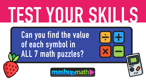 If you really like exercising your brain, figuring things 'round and 'round till you explode, then this is the page for you ! 7 Super Fun Math Logic Puzzles For Kids Mashup Math