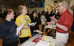 Students learn about vocational careers at fair