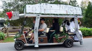 Fort Wilderness Christmas Golf Cart Parade 2021 Disney S Fort Wilderness Christmas Golf Cart Parade 2015 W Star Wars Mater Carts Youtube