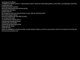 Maybe you would like to learn more about one of these? Coq10 Dosage Side Effects Ppt Download