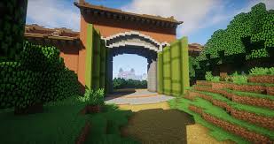 Resultat De Recherche D Images Pour Porte Du Village De Konoha De Minecraft Minecraft Images Village