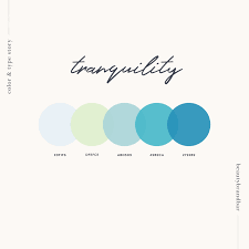 Tranquil Teal Color Palette For Beauty Brand Flat Color Palette Pantone Colour Palettes Color Palette