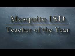2020 Mesquite ISD Teacher of the Year