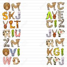 Teaches children the alphabet, numbers, counting a collection of halloween themed engaging educational jigsaw, logic and memory training puzzle games for young children. Animal Alphabet Zoo Alphabet Letters From A To Z Cartoon Cute Animals Royalty Free Svg Cliparts Vectors And Stock Illustration Image 130478886