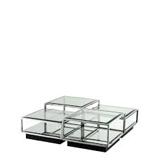 Eichholtz Couchtisch Tortona Stainless Couchtisch Quadratisch Couchtisch Sets Couchtisch Glas