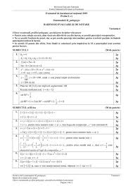 Edu Ro Barem MatematicÄƒ È™i Istorie Bacalaureat 2019 Mateinfo M1 Tehnologic M2 Stiintele Naturii