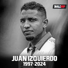 Deep sorrow has struck the football world with the death of Juan Izquierdo.  The 27-year-old player from the Uruguayan team Nacional passed away after  spending several days in the Albert Einstein Hospital