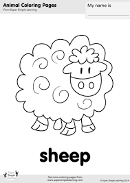 The Animals On The Farm Super Simple Songs Coloring Pages Farm Coloring Pages Animal Coloring Books
