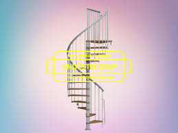 Basamaklar 270 derece dönme yaparak yükseleceğinden 5 basamak silinir (şekil 7). Omurgali Helezon Doner Celik Merdiven Endustri Grup Holding