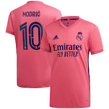 Check out our real madrid jersey selection for the very best in unique or custom, handmade pieces from our men's clothing shops. Men S Adidas Luka Modric Pink Real Madrid 2020 21 Away Replica Jersey