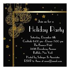 Black And Gold Party Invitations Templates Free Elegant Black Gold Christmas Party Invitations Zazzle Com Elegant Christmas Invitation Elegant Christmas Party Invitations Christmas Party Invitations
