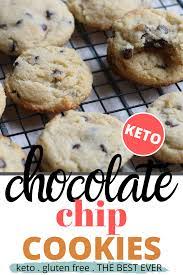 The Best Ever Keto Chocolate Chip Cookies Recipe In 2020 Keto Chocolate Chip Cookies Keto Chocolate Chip Cookie Recipe Chocolate Chip Cookies Ingredients