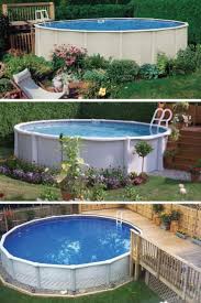 28 Creative Ideas For Landscaping Around Above Ground Pool Above Ground Pool Landscaping Best Above Ground Pool Backyard Pool Landscaping