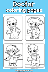 Your child will love coloring his favorite zoo animals. Community Workers Doctor Coloring Pages Easy Peasy And Fun Membership