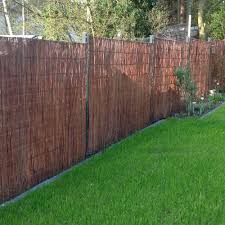 Natural Peeled Willow Fence Screening Privacy Wind Break Wall Garden Fencing Cesped Jardineria Muros