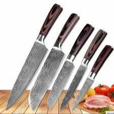 What To Look For When Buying A Knife Set Kitchen Knives Damascus Kitchen Knives Knife Sets