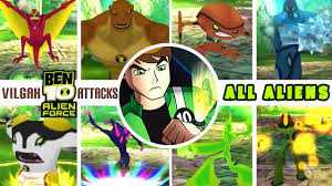 Ben 10 alien forces vilgax attacks psp game includes seven worlds in keeping the equilibrium between action and puzzle. Ben 10 Alien Force Vilgax Attacks All Aliens All Combos Youtube