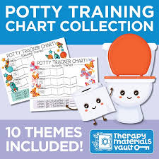 potty training chart collection 10 themes included