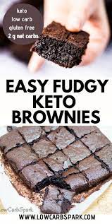Best Fudgy Keto Brownies Only 2g Net Carbs Recipe Keto Desert Recipes Keto Dessert Recipes Keto Dessert Easy