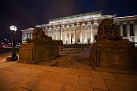 St George S Hall And The Lions Liverpool Architecture St Georges Hall Liverpool City Liverpool