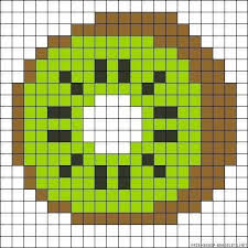 Epingle Par Ani Sur Bordado En 2020 Pixel Art Nourriture Perles A Tisser Dessin Pixel