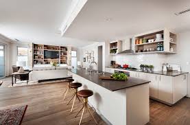 Unendo cucina, soggiorno e sala da pranzo si ha guadagna certamente più spazio e soprattutto. 1001 Idee Per Cucina Soggiorno Open Space Idee Di Arredamento