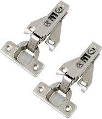 The other to the cabinet. Probrico 1 Pair 2 Pack Kitchen Cabinet Hinges For Face Frame Cabinet Concealed Cabinet Hinges Brushed Satin Nickel With Mounting Screws Amazon Com