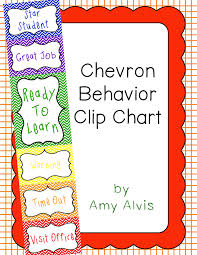 Behavior Clip Chart Behavior Management Chevron 2 Behavior