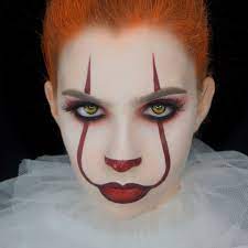 Glam Girl Pennywise Makeup Maquillaje Halloween Maquillaje De Halloween Bonito Maquillaje Halloween Payaso