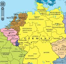 Carte des régions en allemagne. Belgique Carte Allemagne