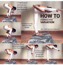 Yoga Compass Pose Variation Yoga Poses Advanced Compass Pose Advanced Yoga