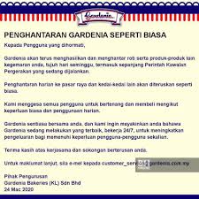 Yaşam için bahçe konseptiyle bahçeye ve yaşamı iyileştirmeye dair pek çok ürün sunar. Bertenang Beli Roti Ikut Keperluan Gardenia