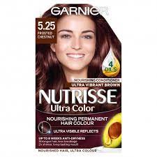Chestnut brown hair dye chestnut is a really stunning shade of brown hair color. Garnier Nutrisse 5 25 Ultra Chestnut Brown Permanent Hair Dye Inci Beauty