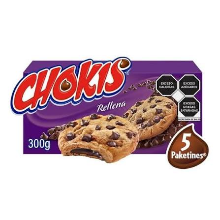 Caja Galletas Chokis Rellenas