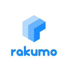 The e is slightly angled. Rakumo ãƒ©ã‚¯ãƒ¢ Google Salesforceã®ã‚°ãƒ«ãƒ¼ãƒ—ã‚¦ã‚§ã‚¢æ‹¡å¼µ
