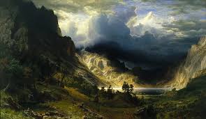 1082x1922px Free Download Hd Wallpaper Albert Bierstadt Nature Landscape Mountains Fantasy Art Painting A Storm In The Rocky Mountains Wallpaper Flare