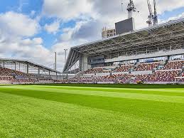 Brentford community stadium on wn network delivers the latest videos and editable pages for news & events, including entertainment, music, sports, science and more, sign up and share your playlists. Covid 19 Bane Halt Work On The Bees New Hive In Brentford Coliseum