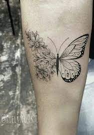 Stunning And Lovely Butterfly Tattoos And Designs Flower Butterfly Tattoos Butterfly With Flowers Tattoo Butterfly Tattoo Designs Butterfly Tattoos For Women