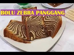 Salah satunya, resep bolu ketan hitam panggang berikut. Resep Cara Membuat Bolu Zebra Panggang Anti Gagal Youtube